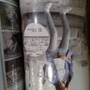 6x9 Durable Vinyl Rugs for Living Room, Vintage Floral Pattern for Dining Room, Bedroom, Home Office, Bobo Beige Non-Slip Large Rugs for Indoor&Outdoor RV, Deck, Backyard, Balcony, Modern Home Decor