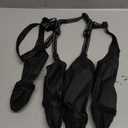 Waterproof Dog Boots for Small/Medium Dogs -Dog Paw Protectors Dog Suspender Boots Anti-Slip Pet Shoes for Outdoor Walking, Reflective Stay-On,Dirt-Proof Comfortable Booties (Black, Medium)