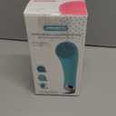 PRITECH Silicone Face Scrubber, Rechargeable Facial Cleansing Brush with Heat Massage End, Vibrating Exfoliator Scrubber for Deep Cleaning, Waterproof Face Brush for Women and Men (Green)