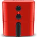 Elite Gourmet EAF-3218R Personal 1.1 Quart Compact Space Saving Electric Hot Air Fryer Oil-Less Healthy Cooker, Timer & Temperature Controls, Red.
