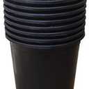 Nursery Pot 1 Gallon 1 Gal 2 Gal 3 Gal 5 Gal 7 Gal 10 Gal 15 Gal Nursery Container Injection Molded Pot Fit for Plants Soil Growers or Hydroponics (10,1 Gallon)