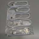 [ MFi Certified ] 5Pack 6ft iPhone Charger Cable, Long Lightning Cable 6 Foot, High Fast 6 Feet iPhone Charging Cable Cord Connector for iPhone 12 Mini 12 Pro Max 11 Pro MAX XS Xr X 6 AirPods (white)