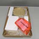 SOFFEE DESIGN Tabletop Jewelry Tower Display Rack Organizer Stand Double T-Bars, Golden Jewelry Holder with Round Tray for Hanging Necklace Ring Bracelet Earring Storage Free Standing Bird Decor