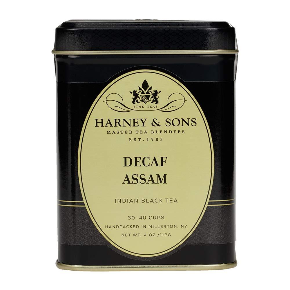 Harney & Sons Decaffeinated Assam Loose Tea, Assam, 4 Oz (EXP 11/04/27)