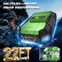 2 x for AirPods Pro 2 Case Cover[Safety Lock][Magnetic One-Click Open][Military Shockproof Armor]Double Rugged Outdoor Wireless Charging Case for AirPods Pro 2nd Generation with Keychain,Grass Green