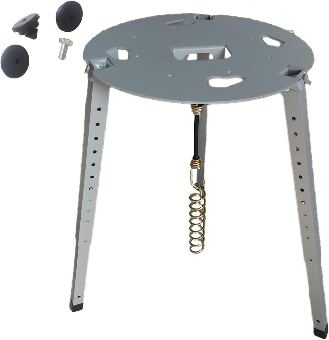TR-1518 Satellite Tripod Mount Compatible with Carryout GM-1518 GM-1599 GM-5000 GM-MP1 Pathway X1 X2 Carryout G2 G2+ Dish Playmaker RV Satellite Antennas Adjustable Height 14.5 inches-22 inches, Gray