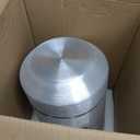 JSD 2.9 Gallons 8" x14" Spun Aluminum Gas Tank / Fuel tank With Internal Baffle Center Fill 1/4" NPT