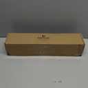 Curtain Rods 32 to 58 Inch (2.6-4.8ft), USFOOK 7/8 Inch Telescoping Splicing Drapery Rods for Windows 20 to 54 Inch, Decoration for Home with Light Silver Translucent Finials