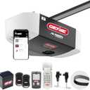 Genie 7155-TKV StealthDrive Connect Smart Garage Door Opener works with Alexa, 7155-TKV Ultra- Quiet Belt Drive, Wi-Fi & Battery Backup