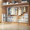 MAGINELS 4-Tier Slim Shoe Rack Organizer and Tall Storage for Closet,Hidden Thin Shoes Cabinet for Small Spaces,Narrow Shelves for Wall Behind Door,Entryway,White