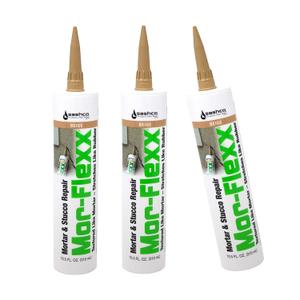 Sashco 15010 10.5oz Sashco Sealants Beige MorFlexx Mortar & Stucco Repair, 10.5-Ounce - 3 Pack Sashco 15010 10.5oz Sashco Sealants Beige MorFlexx Mortar & Stucco Repair, 10.5-Ounce - 3 Pack