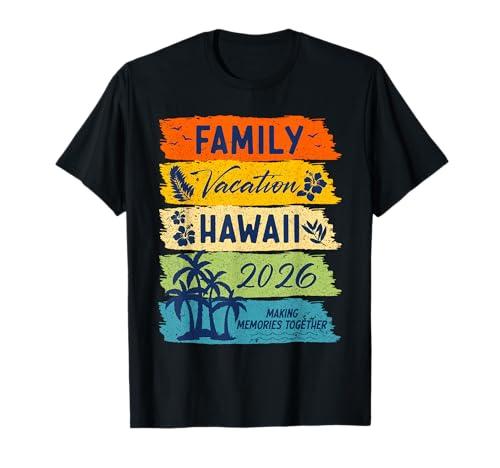 Family Vacation Hawaii 2026 Matching Group Vacation T-Shirt S