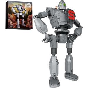 Iron Robot Building Set, Robot Building Toys Compatible with Lego, Classic Movie Collectibles and Retro Iron Robot Toy, Great Birthday Gifts for Boys and Girls Aged 8+(883PCS)