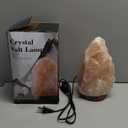 Needs&Gifts Himalayan Salt Lamp with Natural Himalayan Crystal Rock, Hand Crafted Wooden Base from Foothills of The Himalayas, Home Decor, Night Light & Gifts (7-11LB)