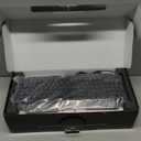 4-in-1 Gaming Bundle, Gaming Keyboard, Gaming Mouse, Gaming Headset, and Desk Pad Included, Black