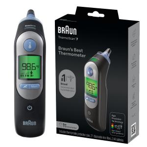 Braun ThermoScan 7 Digital Ear Thermometer for Adults, Babies & Infants, ThermoScan 7