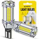AUXITO 921 LED Bulb Reverse Lights, 600% Super Bright 912 T15 led Backup light, CAN-Bus Error Free 906 922 W16W LED Bulbs for Reverse Back Up Marker Lights, 6000K White, 2 Pcs