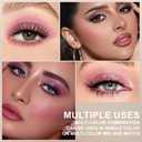 3 x All-in-One Makeup Palette  High Pigment Contour, Blush & Eyeshadow  Matte & Shimmer Finishes  Long-Lasting, Blendable & Lightweight  Professional & Daily Makeup Kit (02#, (Pack of 1))