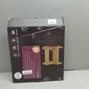 VaeFae Bamboo 2 Step Stool with Non-Slip Step Treads and 2 Cutout Handles (Natural)