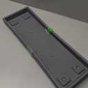 The HC Companies 23.5 Inch Venetian Rectangular Plant Saucer - Indoor Outdoor Plastic Plant Trays for Pots - 23.5"x7.5"x1.3" Warm Gray (2 Pack)