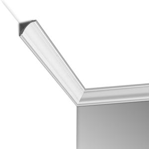 Art3d 10-Pack White Ceiling Crown Molding Trim, High Impact Polystyrene Decorative Ceiling Moulding, Installed with Glue - 47 Ft in Total Length