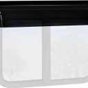 4-Step Wide Dog Stairs with Storage 23" H, Non-Slip Sturdy Pet Steps for High Bed Couch Window, Pet Stairs for Small/Medium/Large Old Dogs Cats Up to 220lbs, Cat Dog Steps for Car/SUV, Black