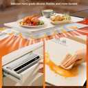 Food Warming Mat with Heat-Resistant Pad, 26X15 Inch, 6-Level Temp 6-Hour Timer, Child Lock Safety,Food Warmer Chafing Dishes for Buffet