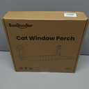 Cat Window Perch, Cordless Foldable Cat Window Hammock with Removable Soft Cover for Indoor Cats, Resting Seat for Inside (Yellow, 2 Pack)