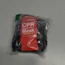 Primacare RS-6848 First Aid CPR Mask Combo Kit for Adult and Infant  Emergency Resuscitator Set with 2 Valves, Vinyl Gloves, Alcohol Prep Pads & Carrying Case Included