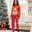Paw Patrol Family Matching Christmas Pajamas Set for Holiday Mommy and Me Cartoon Print Cozy PJs for Kids & Adults (XS)
