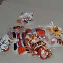 Harsgs 60PCS Random Christmas Iron on Patches, Embroidered Iron on/Sew on Patches Xmas Themed Applique for Clothes, Dress, Hat, Jeans, DIY Accessories (Pack of Assorted)