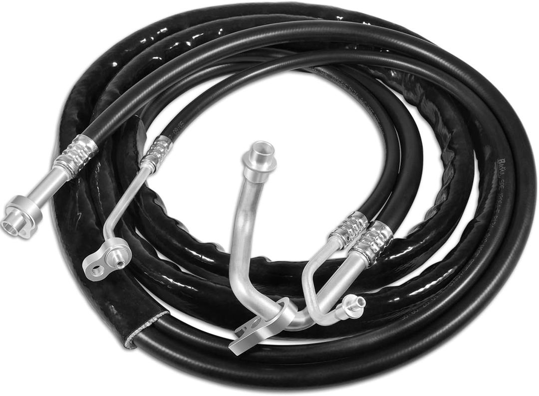 AT34653 Rear AC Line Kit For Acadia, For Traverse, For Enclave, For Outlook 2007-2017 Replacement Rear Auxiliary AC Lines Air Conditioning Hose Kit (16.5 x 13.99 x 4.33 inches)