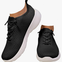 Bobbie Brooks Sneakers Womens Size 9 Mesh Black New