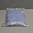 Marvmys Women Cotton Long Nightgowns Long Sleeves Nightshirts V Neck Full Length Sleep Shirts with Pocket (Large, Baby Blue)