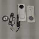 Google Nest Doorbell (Wired, 3rd Gen) - 2K Video and Gemini, Live View, Night Vision, 2-Way Audio - Works with Google Home - 2025 Model - Snow