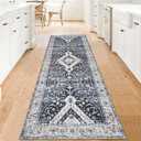 Aopota Hallway Runner Rug 2'x 6' Non Slip Kitchen Runner Rug Washable Bathroom Runner Rugs with Rubber Backing Carpet Rug Runner for Hallway Kitchen Bedroom Bathroom