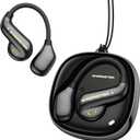 Monster Open Ear AC390 Headphones, Bluetooth 6.0 Earbuds with Stereo Sound, Wireless Headphones 24H Playtime, IPX5 Waterproof, Rotating Charging Case with Lanyard, Ultra-Light Open Ear Earbuds