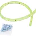 39 inch Flexible Curve Template, Woodworking Profiling Strip, Professional Contour Flexible Curve Tool Ideal for Wood Curve Pattern Making Tools, Router Template (Green)