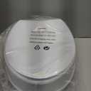 Raised Toilet Seat with Lid for Elderly, 6" High Toilet Seat for Elongated or Standard Commode, Raised Toilet Seat for Seniors, Handicap Toilet Seat Riser with Cover