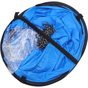 Compact Blue Wind Sail for Kayaks Canoes Easy Setup Popup Sail Accessory Durable Folds for Easy Storage for Downwind Boating Adventures