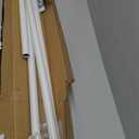 Tension Curtain Rod，40-166IN(3.33-13.83Ft) One-Click Fast Extension Rod Easy to Install White Long Outdoor Curtain Rods No Drilling Never Rust for Window or Shower Patio Diameter 1.26 Inches