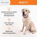 3 x Dog Paw Balm - Soothing Paw Protector with Shea Butter, Coconut Oil, Jojoba Oil, and Vitamin E - Nourishing Balm for Cracked Paws - Safe for All Breeds - Made in USA