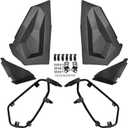 2879509 Lower Half Door Inserts Panels Replacement for 2014-2020 Polaris RZR XP 900 1000 Turbo S EPS 60 Inch Models 2 Door Durable OE Style Frame Works Black