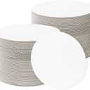 40 Pcs Cake Boards, White Cake Boards 10 Inch Round, Sturdy Thick Corrugated Cardboard Cake Boards, Food Grade Disposable Cake Plates Greaseproof Cake Tray for Cakes Dessert Pies Birthday Party