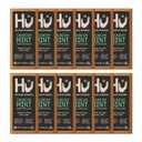 Hu Chocolate Bars | 12 Pack Crunchy Mint Chocolate | Natural Organic Vegan, Gluten Free, Paleo, Non GMO, Fair Trade Dark Chocolate | 2.1oz Each (EXP 01/22/28)