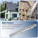 Long Range Pressure Washer Nozzle, Stainless Steel Shooter Tip with 1/4in NPT Quick Connect Tall Reach Tip Power Washer Accessories Adapter Parts Attachments for Rooftops Siding & Concrete Surfaces
