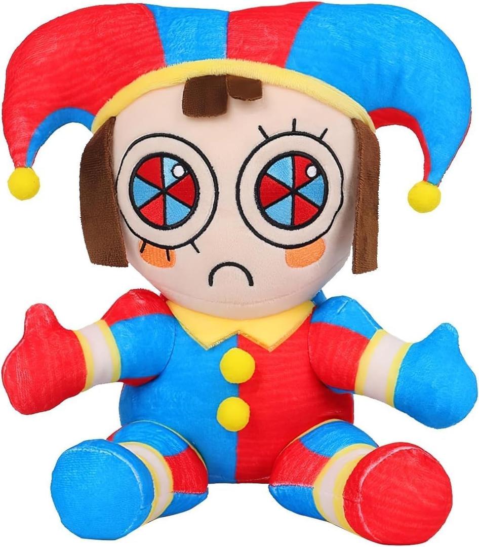 The Amazing Digital Circus Plush,10.3" Pomni Plushies Toy Gift, Cute Stuffed Figure Doll for Kids and Adults, Birthday Halloween Christmas Choice for Boys Girls