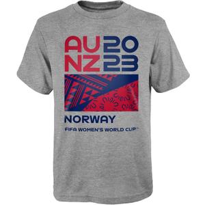 Outerstuff FIFA 2023 Women's World Cup Graphic Tee (Large, Multicolor)