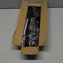 2 Pack Brown Curtain Rods for windows 28 to 78 inch, 5/8 inch Splicing Heavy Duty Metal Curtain Rod Set with Brackets