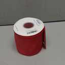 Ribbli Red Velvet Wired Ribbon with Dupioni 4 Inch Christmas Ribbon for Gift Wrapping Christmas Tree Decoration Crafts Wreaths Supplies-Continuous 10 Yards